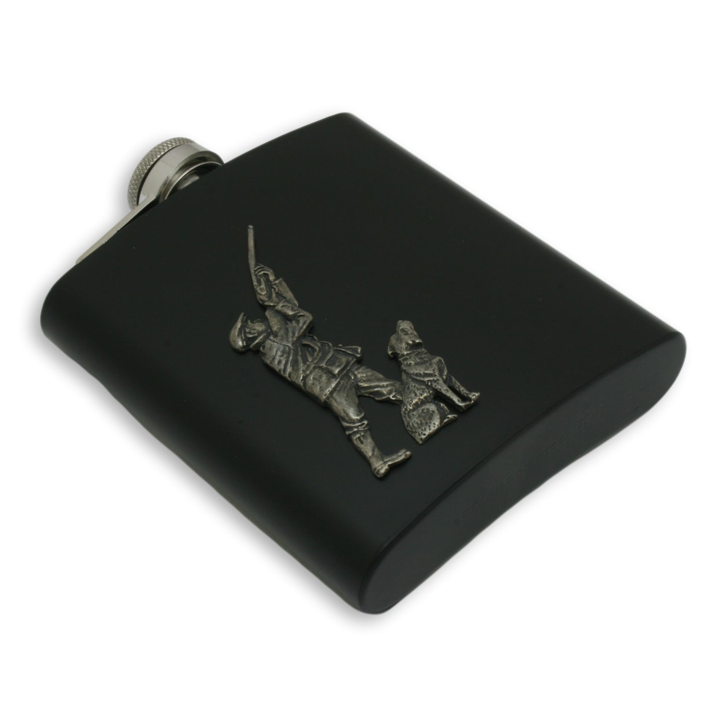 Game Shooter and Gundog Hip Flask 6oz Stainless Steel