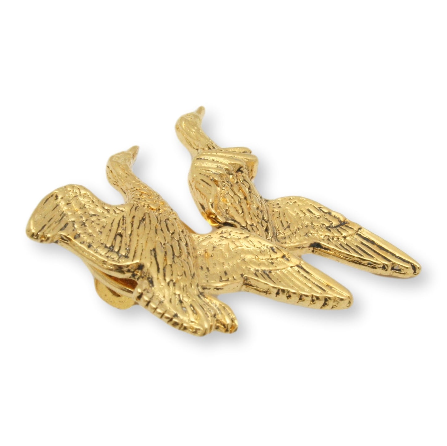Gold Duck Pin Brooch