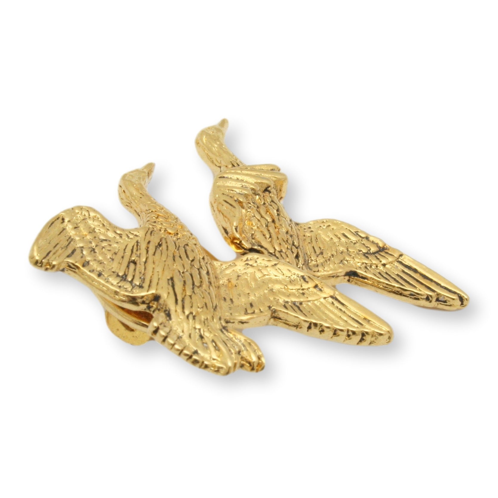 Gold Duck Pin Brooch