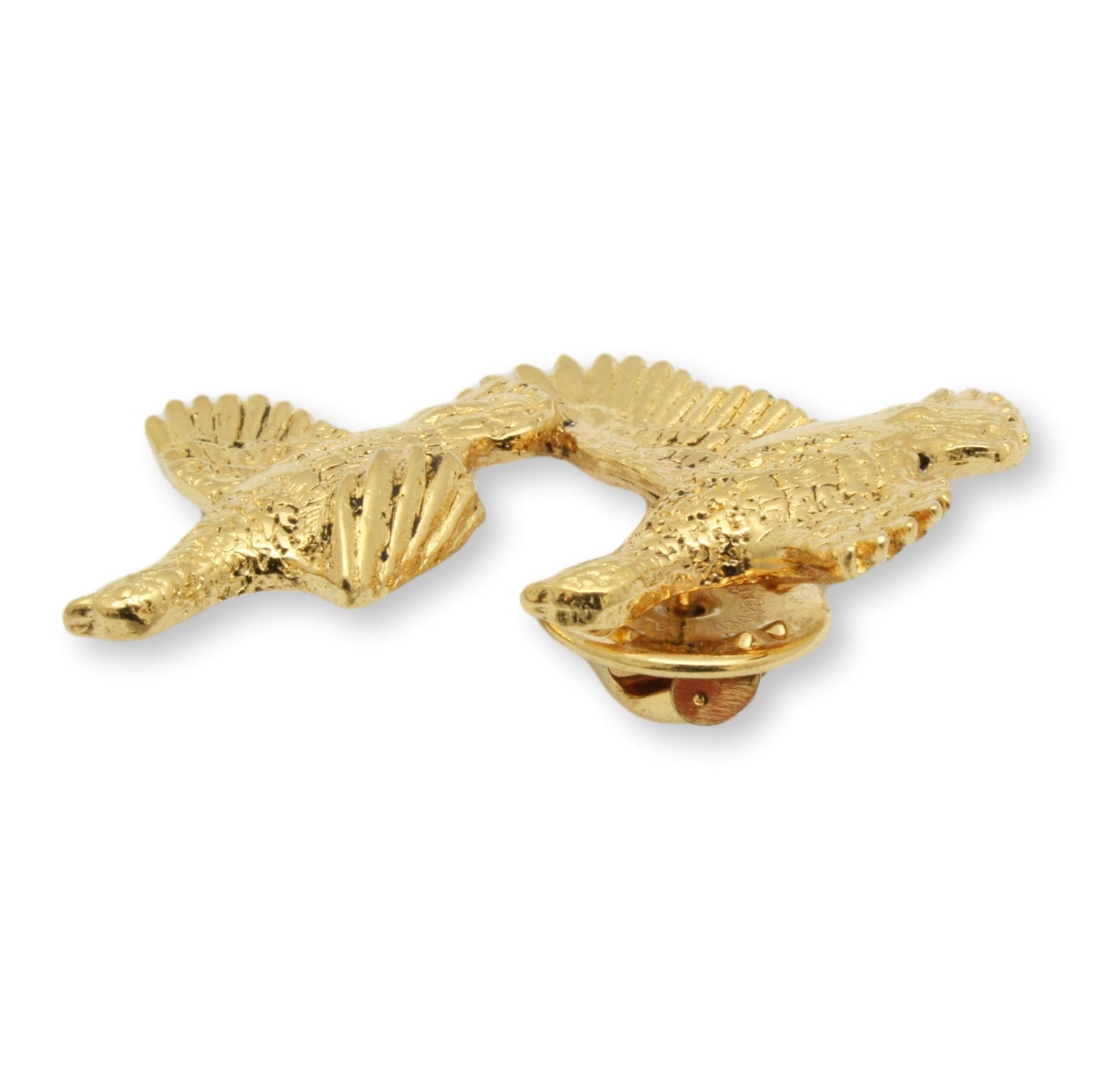 Gold Partridge Pin Brooch