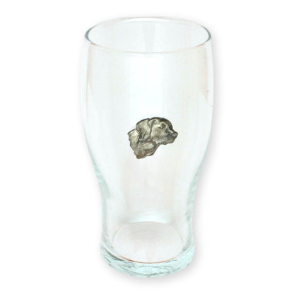 Labrador Or Spaniel Tulip Pint Glass
