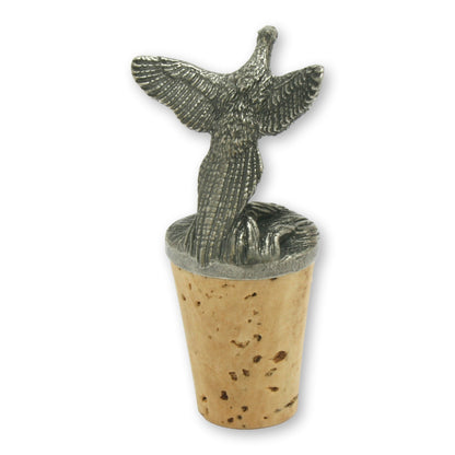 Gamebird Wine Bottle Stoppers Pheasant or Partridge Hand Cast English Pewter