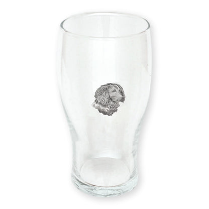 Labrador Or Spaniel Tulip Pint Glass